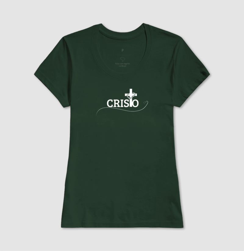 T-SHIRT FEMININA CRISTO