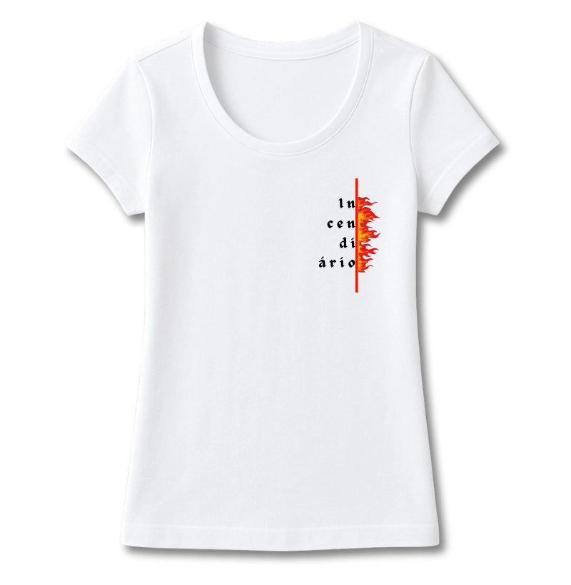 T-SHIRT FEMININA INCENDIÁRIO