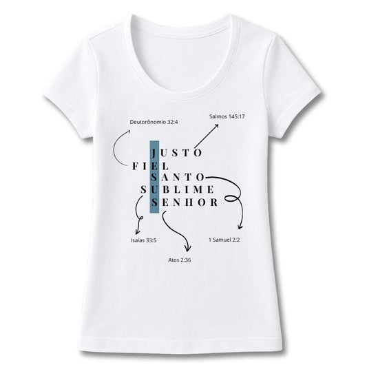 T-SHIRT FEMININA JESUS ESSÊNCIA