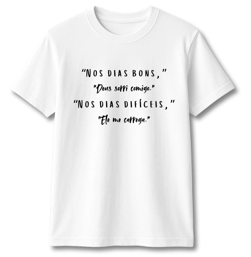 CAMISETA DEUS COMIGO