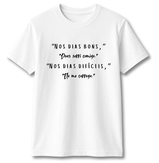 CAMISETA DEUS COMIGO