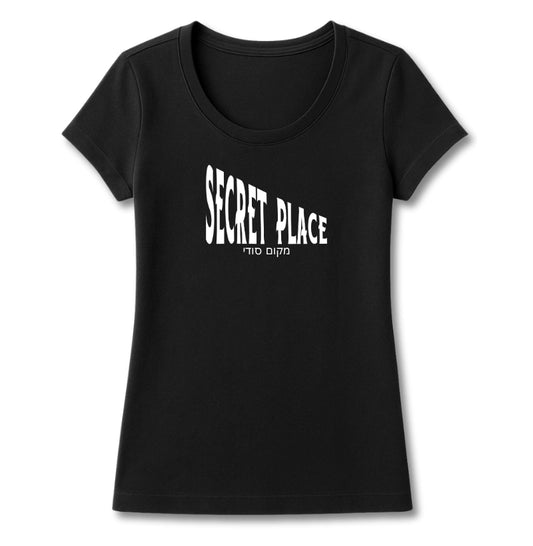T-SHIRT FEMININA SECRET PLACE PRETA