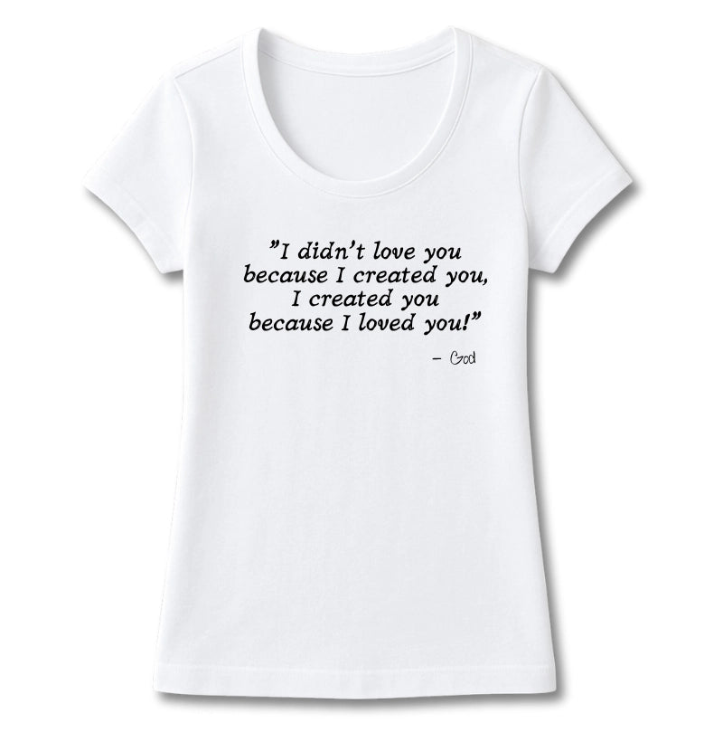 T-SHIRT FEMININA DECLARAÇÃO