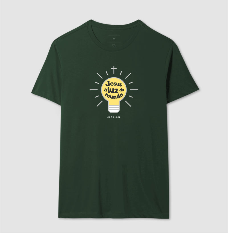 CAMISETA JESUS LUZ DO MUNDO