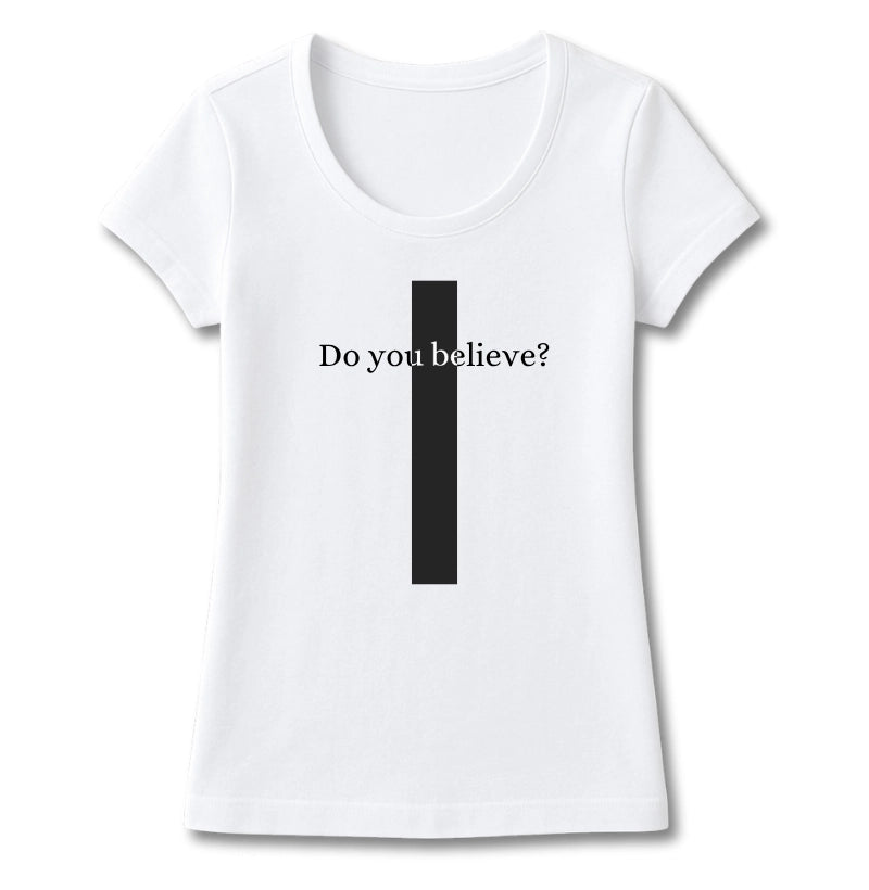 T-SHIRT FEMININA CRUZ DO YOU BELIEVE?