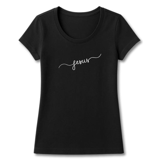 T-SHIRT FEMININA JESUS MINIMALISTA