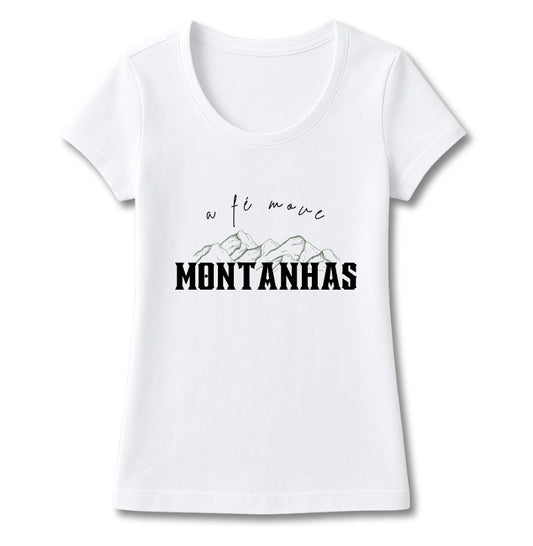 T-SHIRT FEMININA A FÉ MOVE MONTANHAS V.1