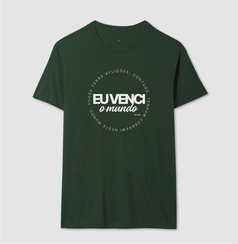 CAMISETA EU VENCI O MUNDO