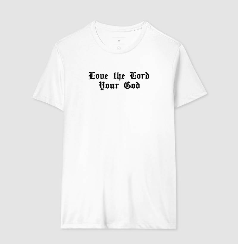 CAMISETA LOVE THE LORD BRANCA