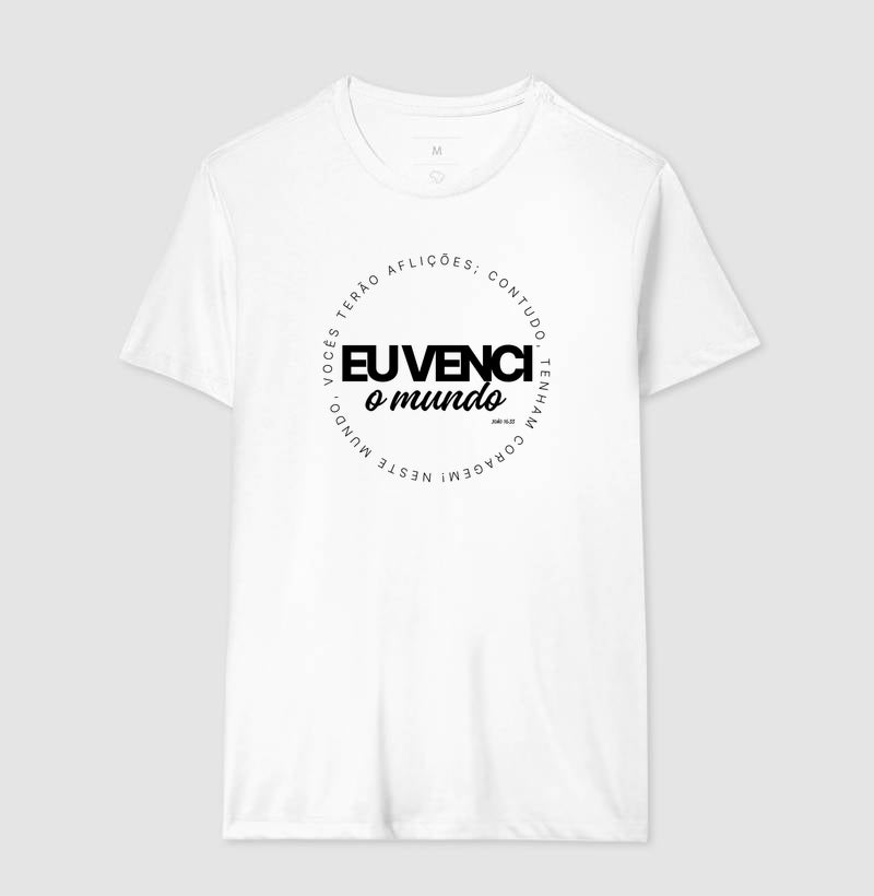 CAMISETA EU VENCI O MUNDO