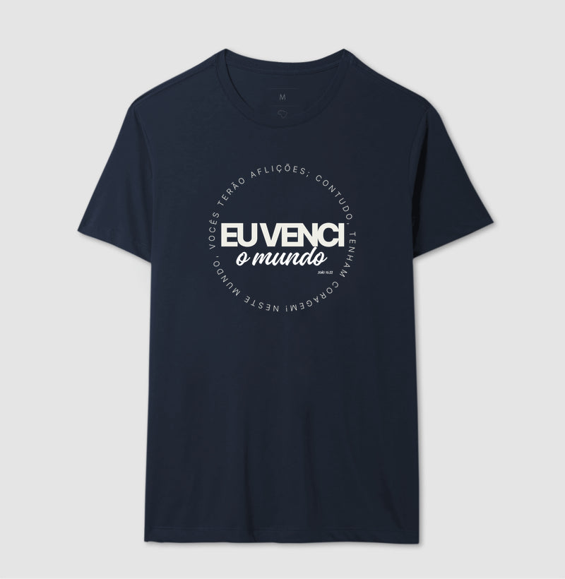 CAMISETA EU VENCI O MUNDO
