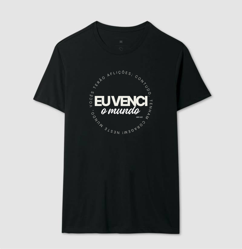 CAMISETA EU VENCI O MUNDO