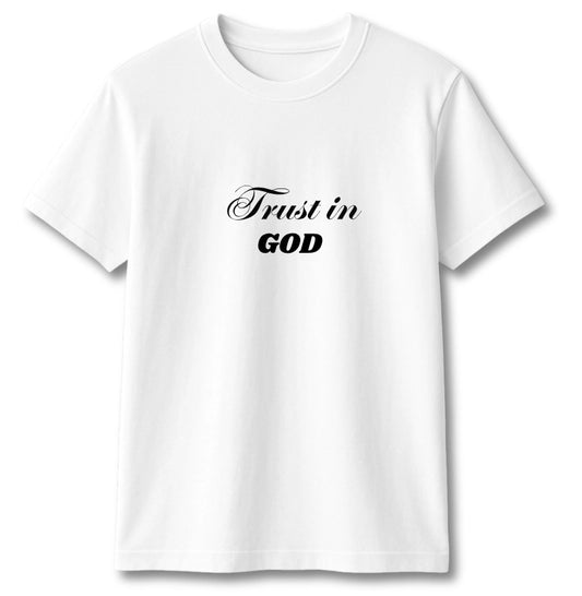 CAMISETA TRUST IN GOD BRANCA