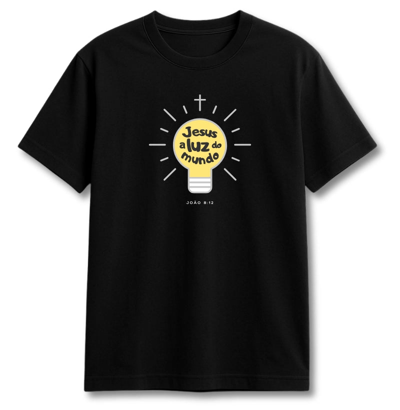 CAMISETA JESUS LUZ DO MUNDO
