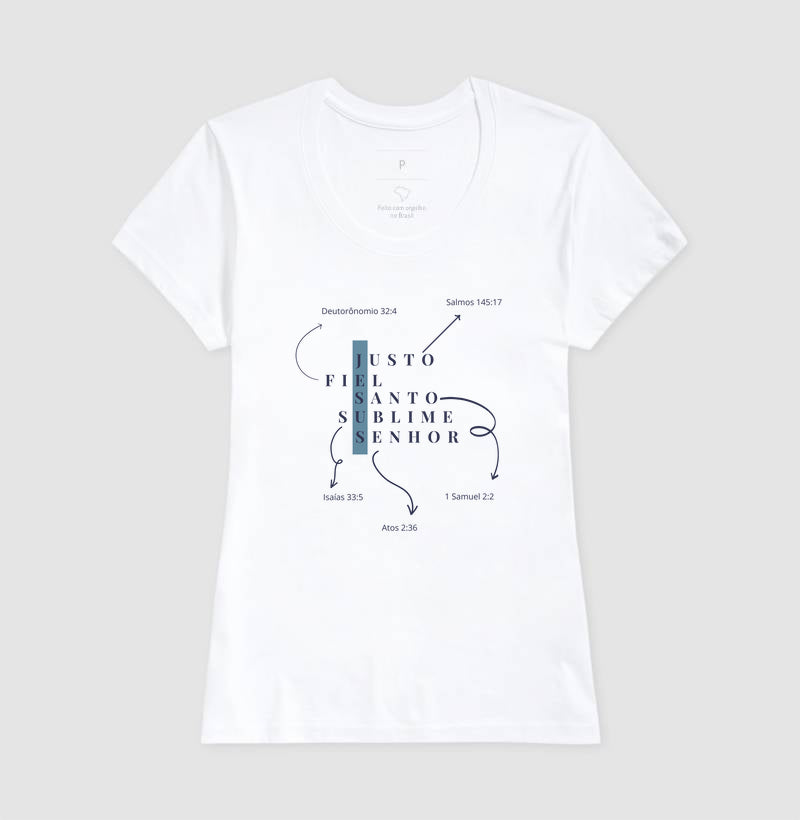 T-SHIRT FEMININA JESUS ESSÊNCIA