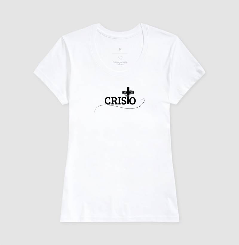 T-SHIRT FEMININA CRISTO