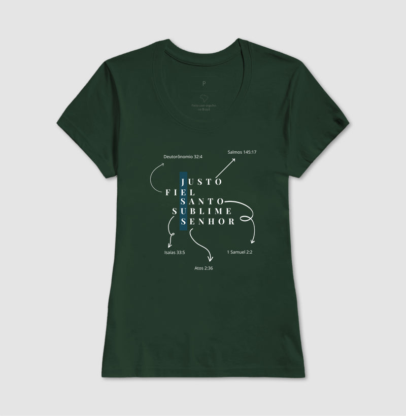 T-SHIRT FEMININA JESUS ESSÊNCIA