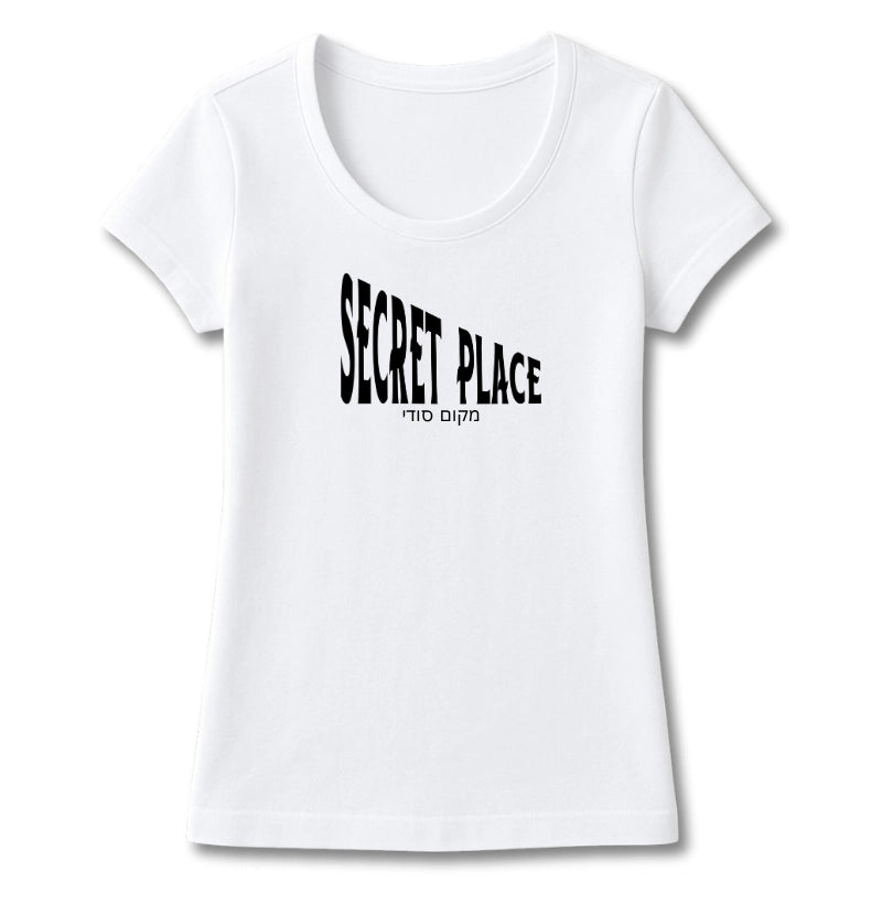 T-SHIRT FEMININA SECRET PLACE PRETA
