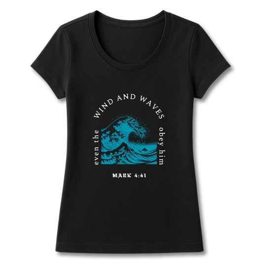 T-SHIRT FEMININA MARCOS 4:41