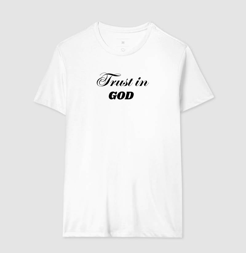 CAMISETA TRUST IN GOD BRANCA