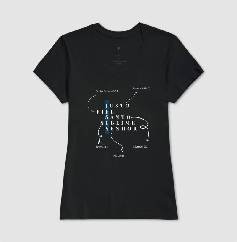 T-SHIRT FEMININA JESUS ESSÊNCIA